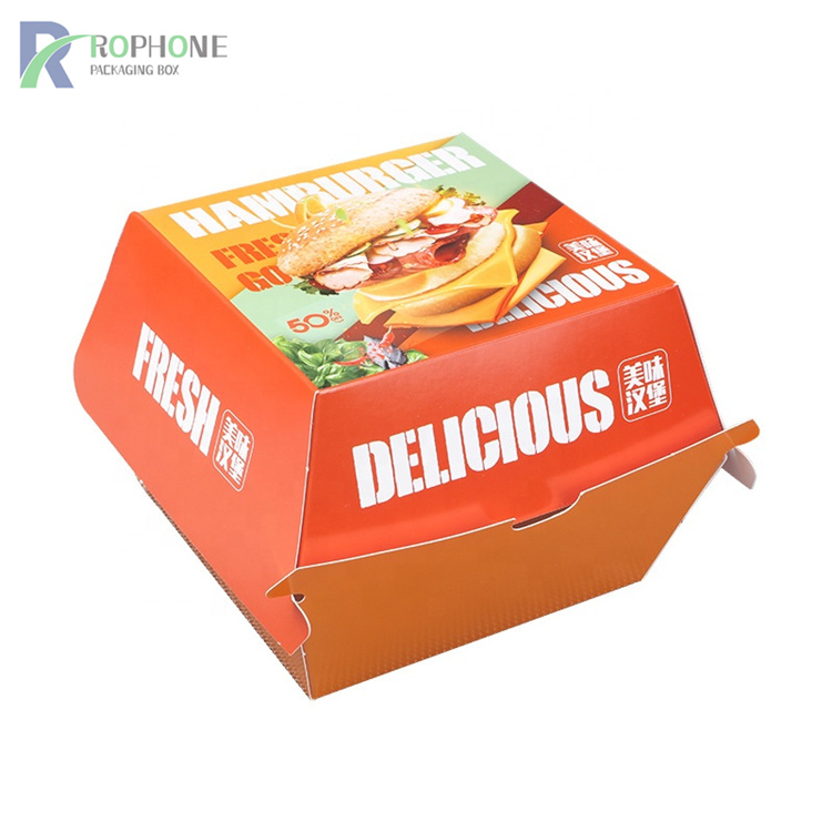 バーガーの包装箱